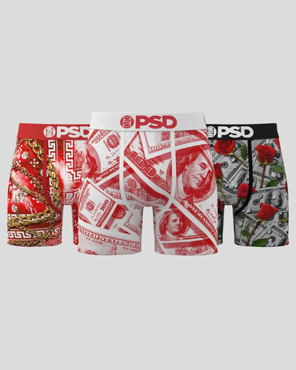 3 Pack - Red Luxury - Mid Length