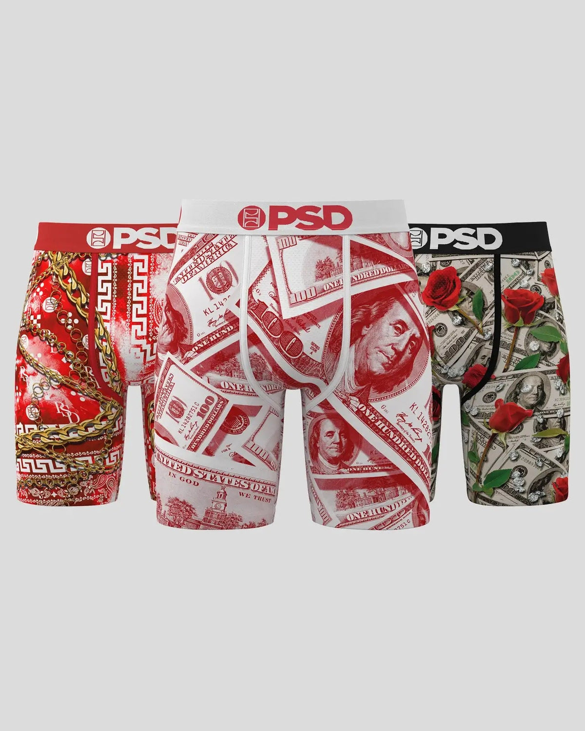3 Pack - Red Luxury - Standard Length