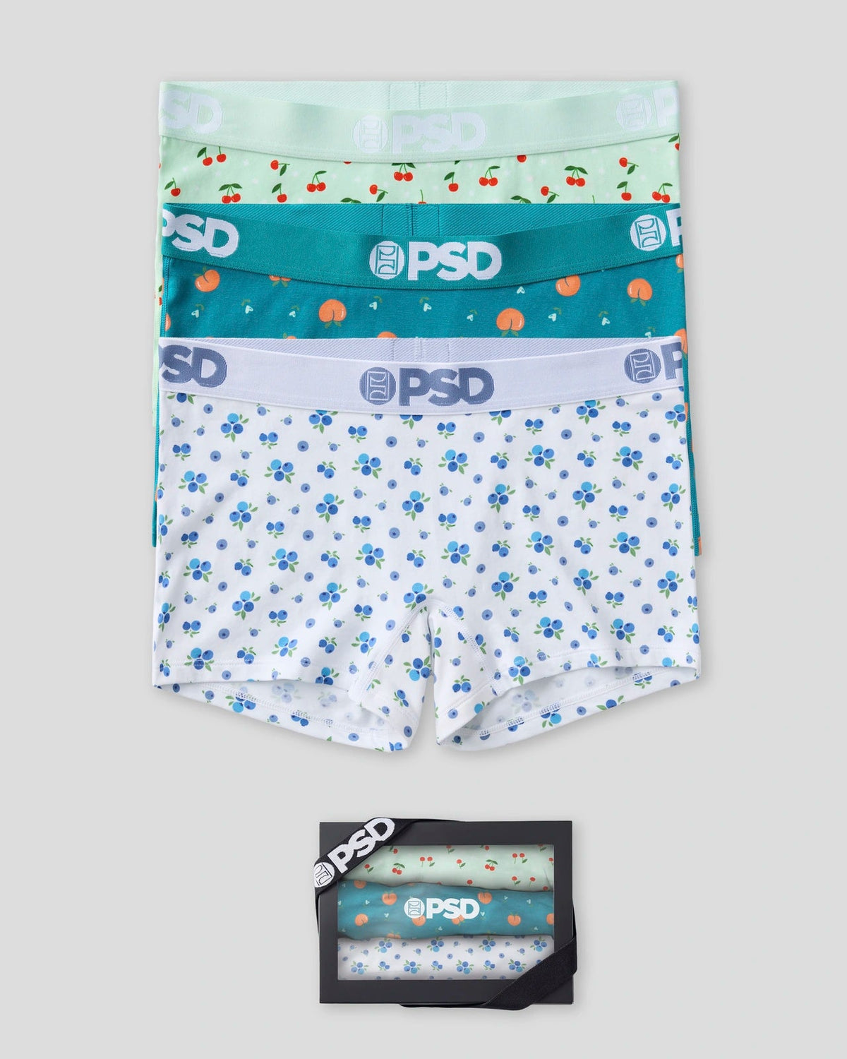 Modal 3 Pack - Fruity - Boy Short - Modal