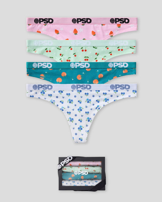Modal 4 Pack - Fruity - Thong - Modal
