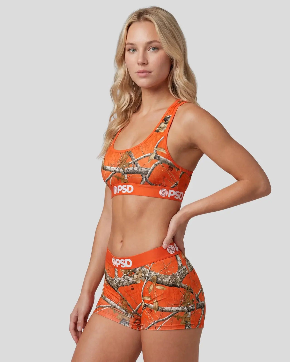 Realtree - Edge Orange - Sports Bra