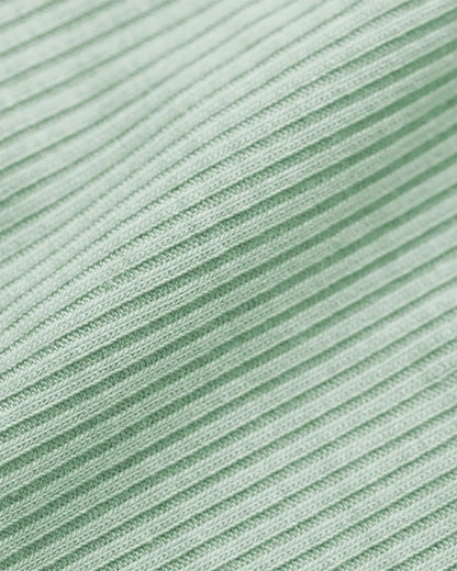 Ribbed - Mint - Scoop Bralette - Ribbed