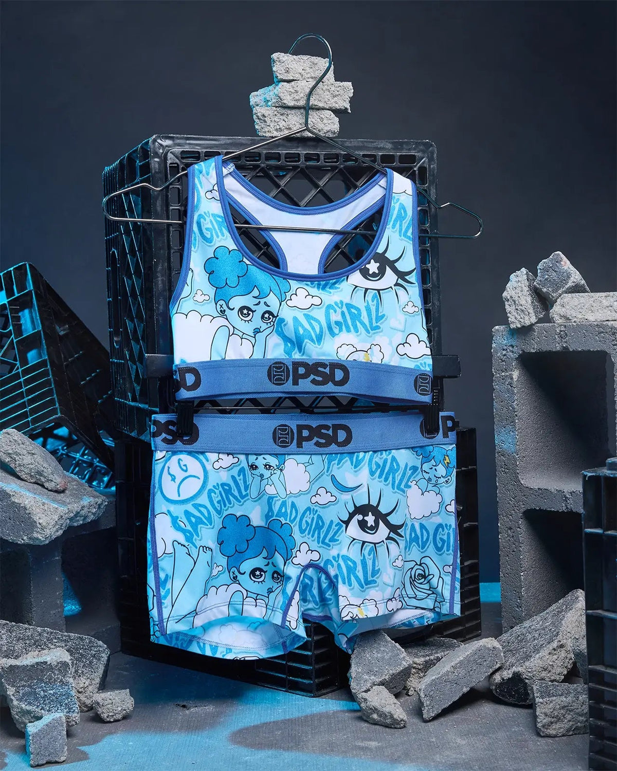 Sad Girlz - Blues - Sports Bra
