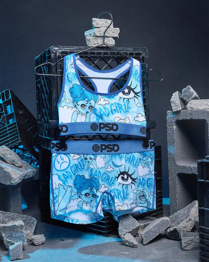 Sad Girlz - Blues - Sports Bra