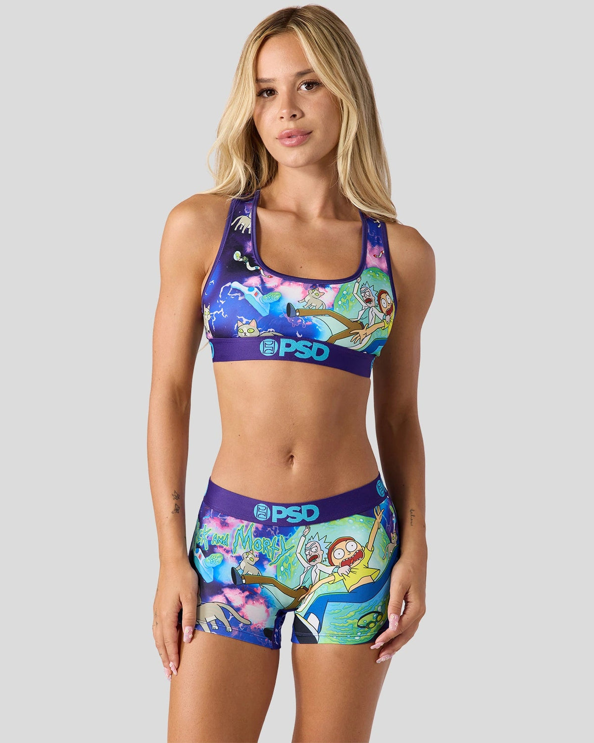 Rick and Morty - Purple Days - Sports Bra