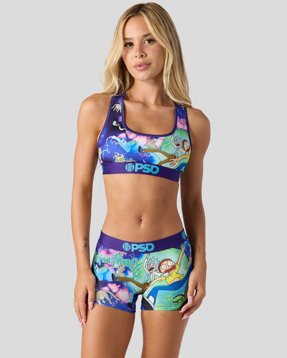Rick and Morty - Purple Days - Sports Bra