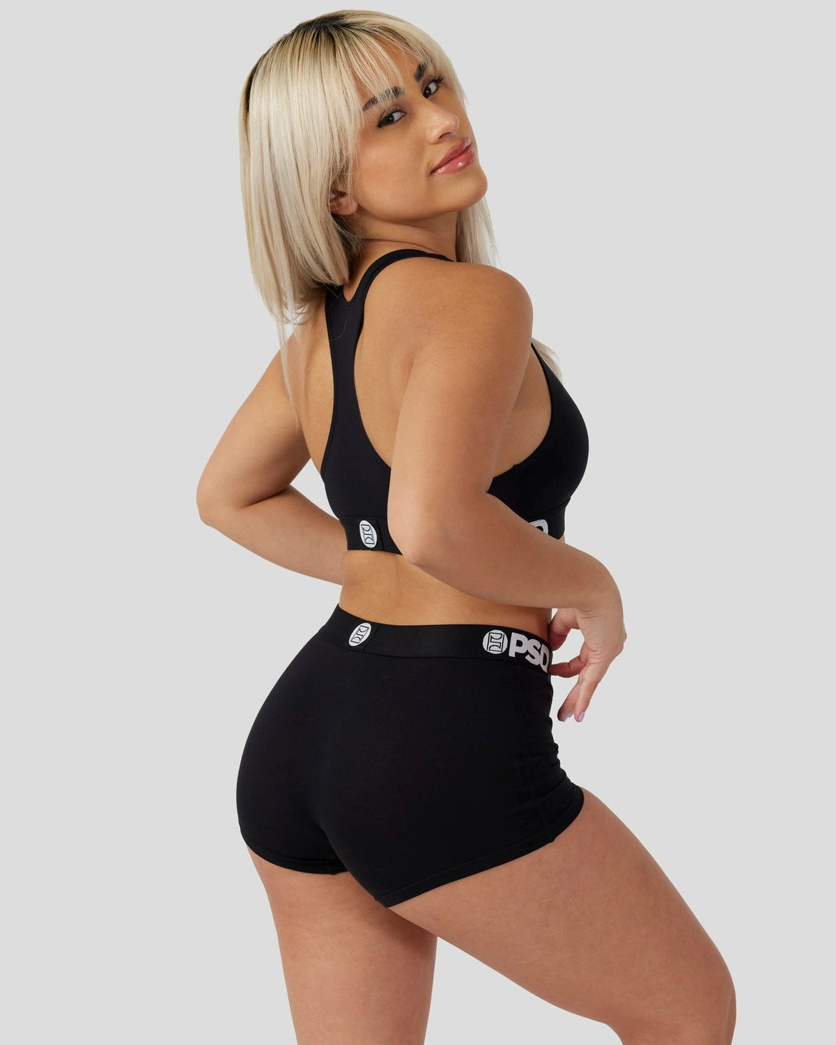 Modal Solids - Black - Boy Short - Modal