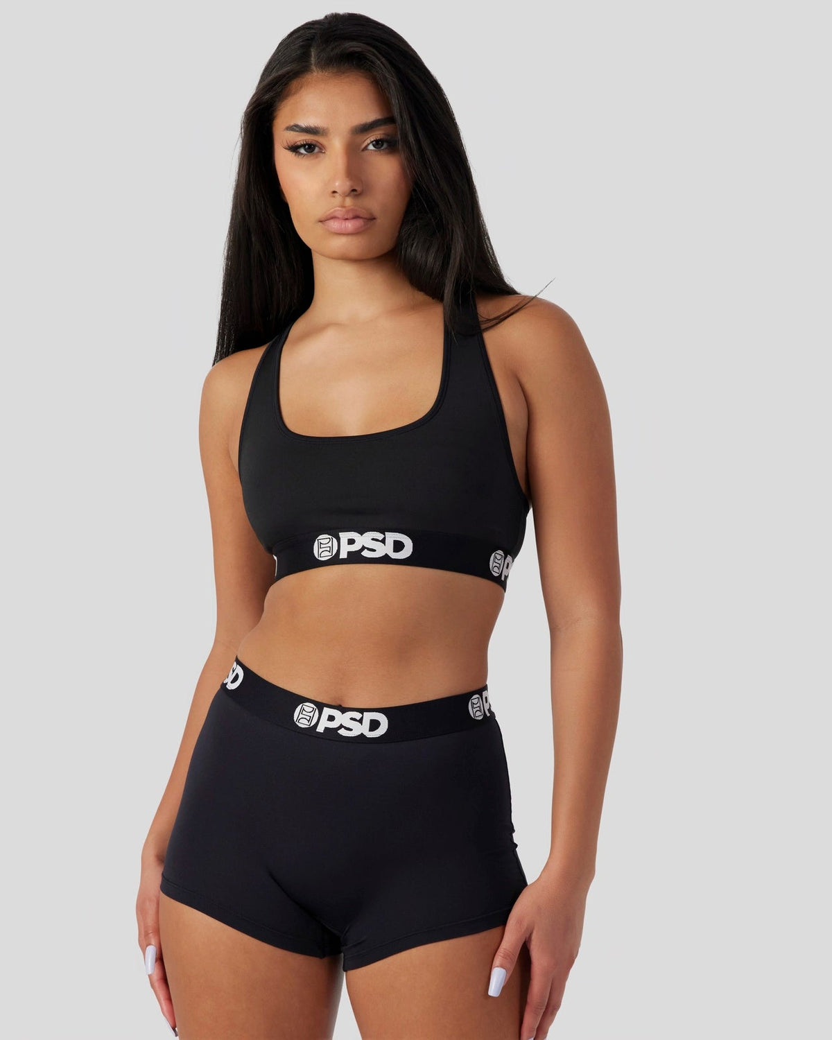 Solids - Black - Boy Short