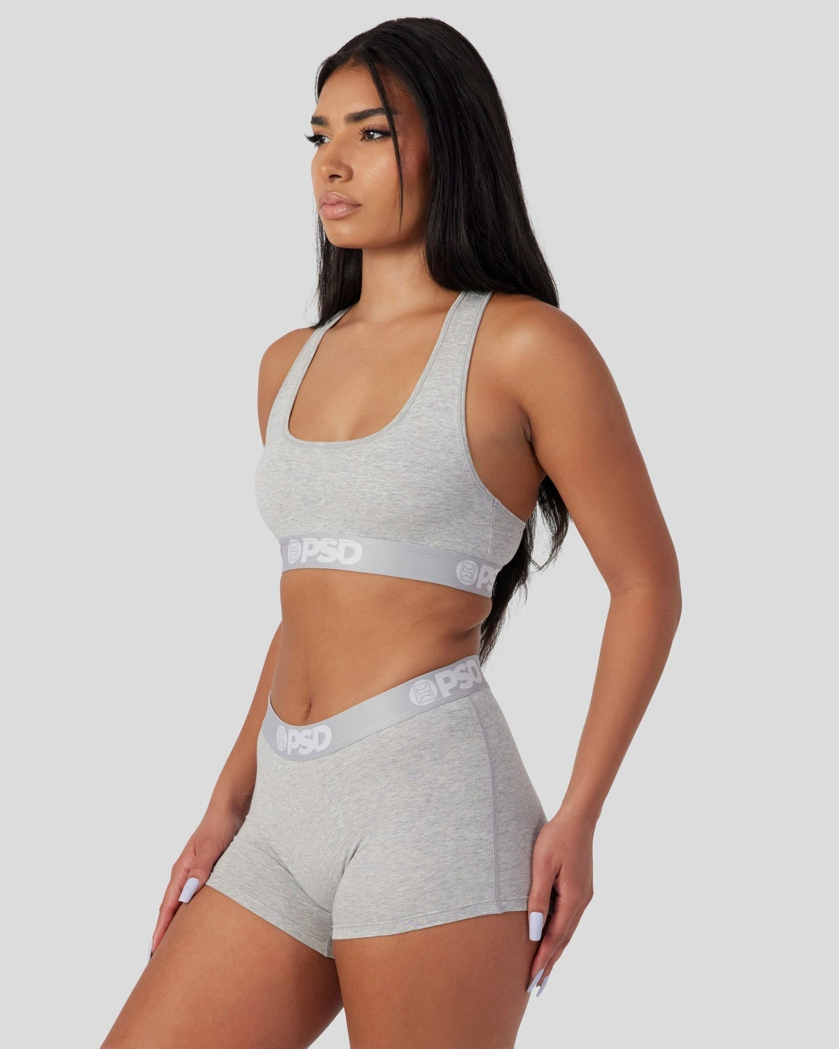Modal Solids - Athletic Grey - Boy Short - Modal