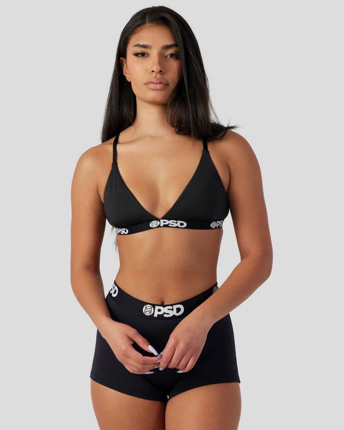 Solids - Black - Triangle Bralette