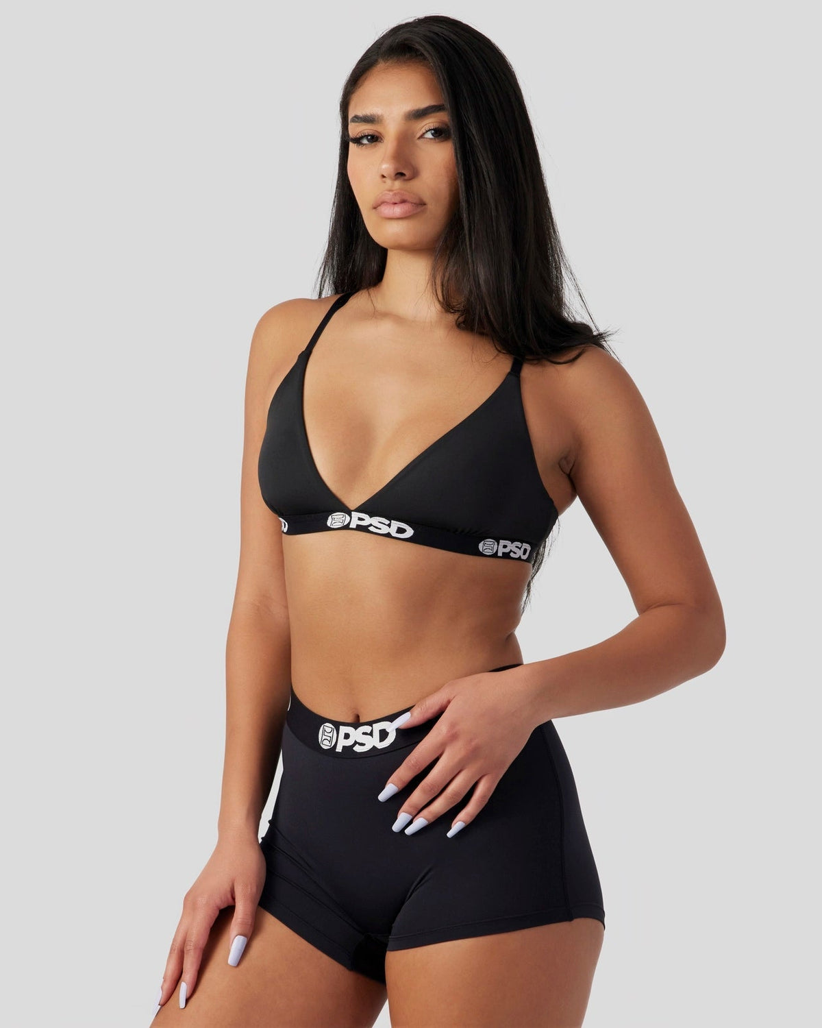 Solids - Black - Triangle Bralette