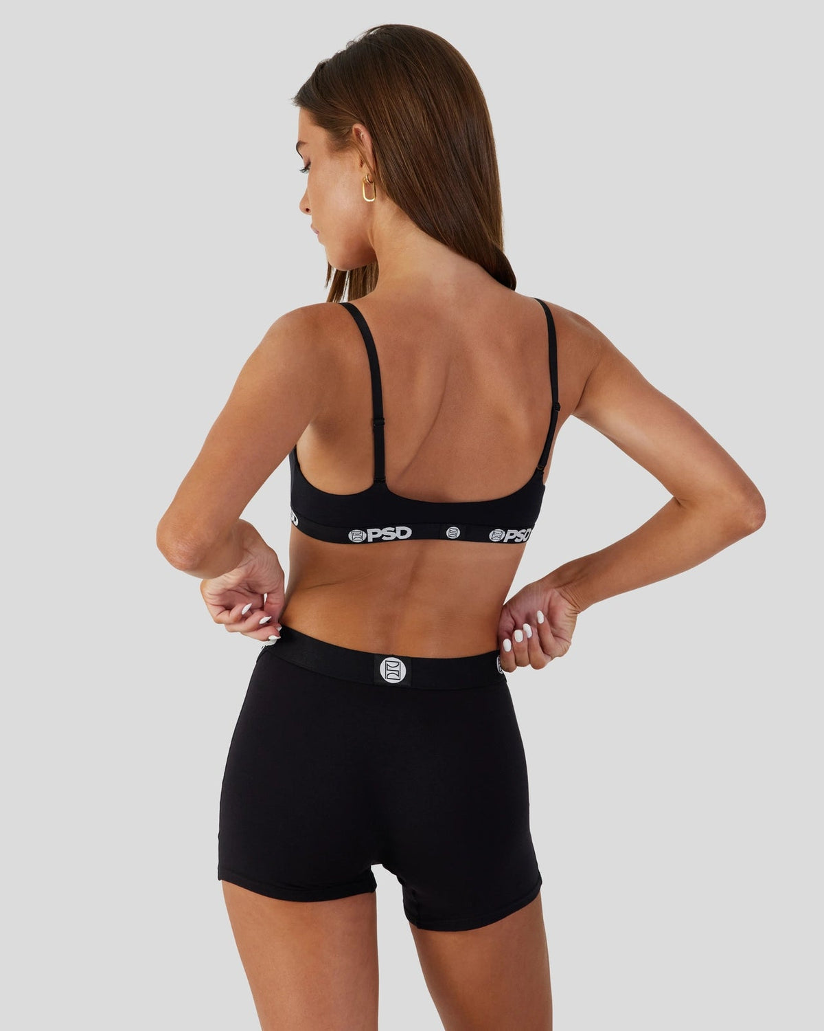 Modal Solids - Black - Scoop Bralette - Modal