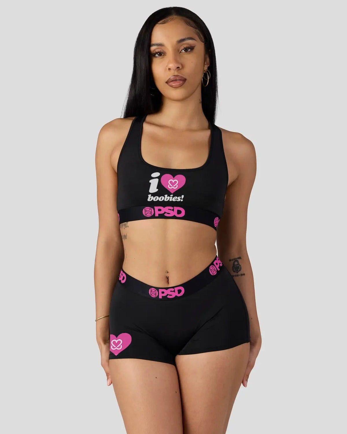 Keep A Breast - I Heart Boobies - Boy Short