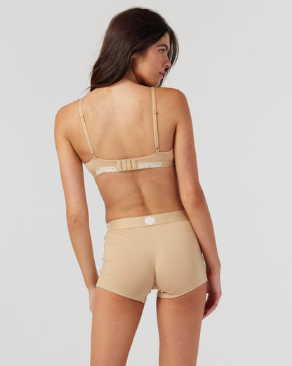 Modal Solids - Sand - Triangle Bralette - Modal