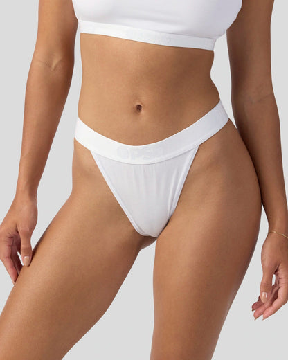 Modal Solids - White - Tanga - Modal