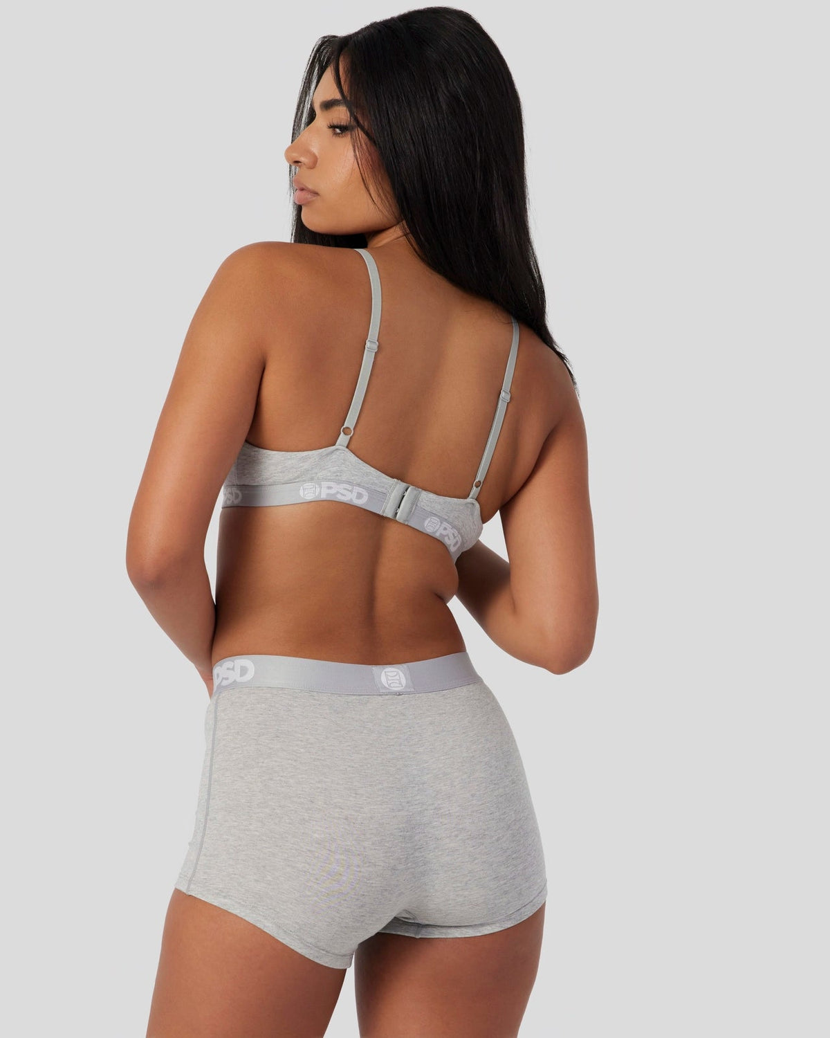 Modal Solids - Athletic Grey - Triangle Bralette - Modal