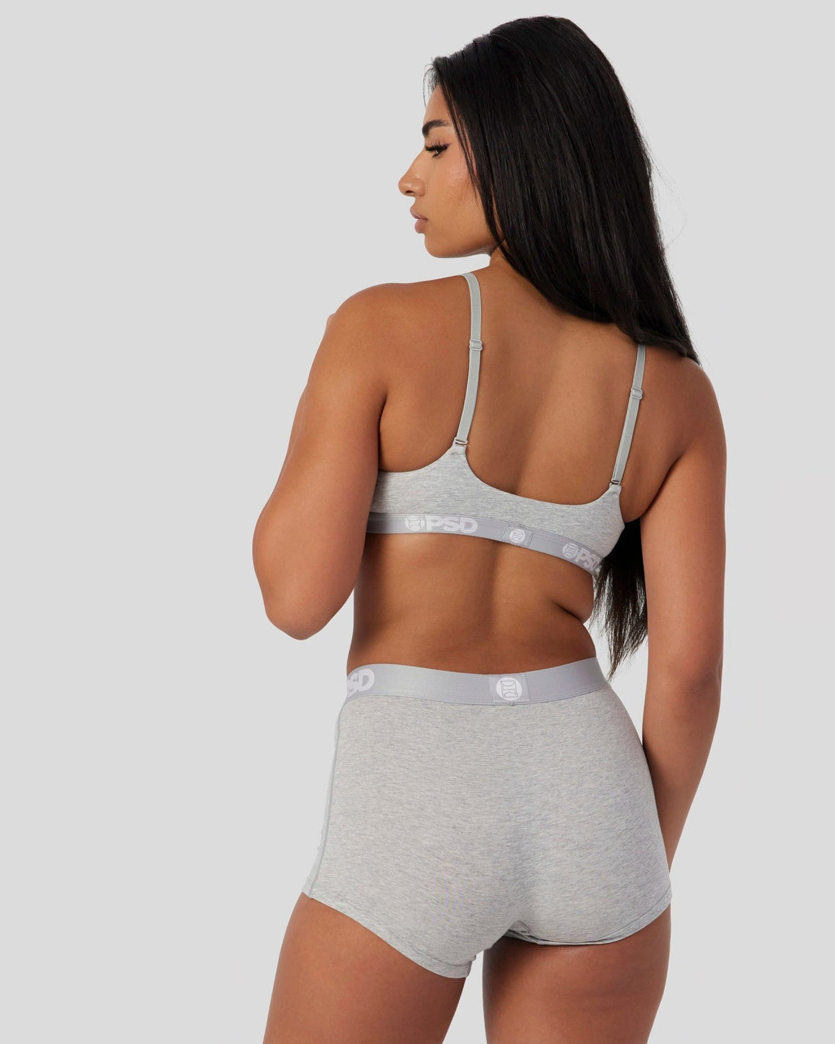Modal Solids - Athletic Grey - Scoop Bralette - Modal
