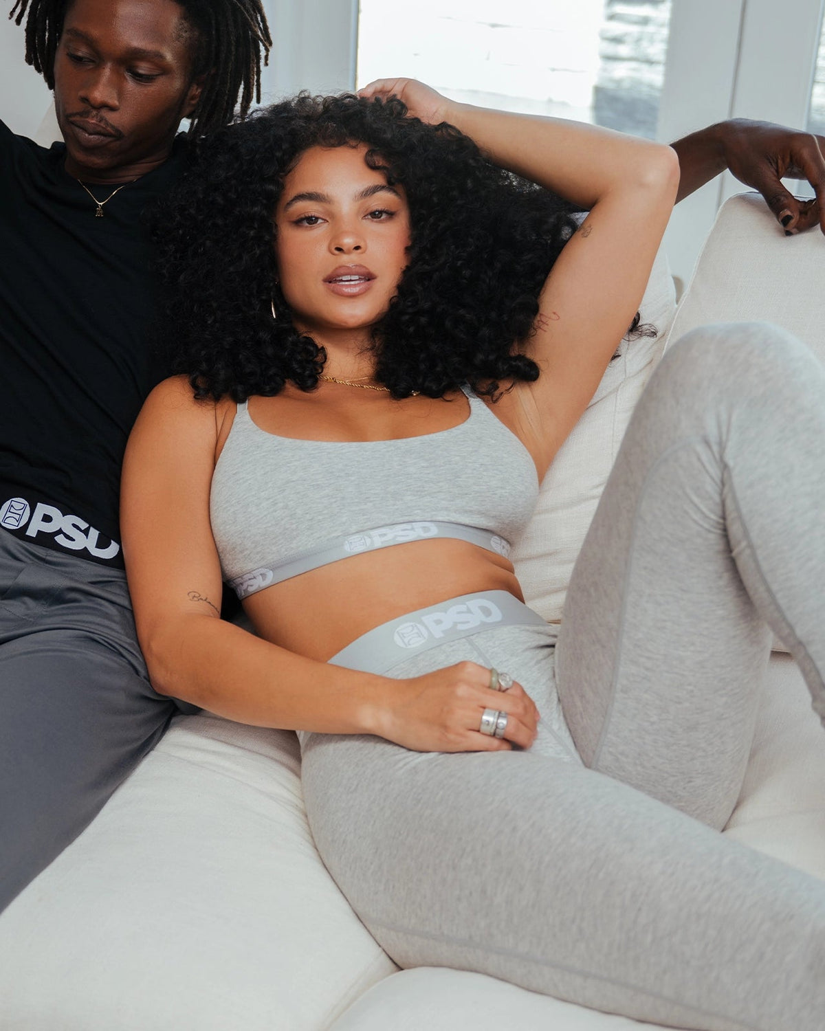 Modal Solids - Athletic Grey - Scoop Bralette - Modal
