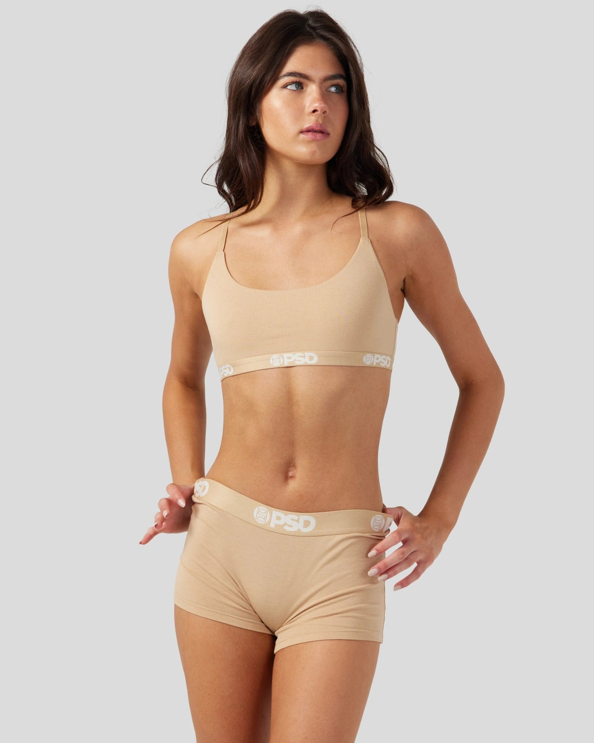 Modal Solids - Sand - Scoop Bralette - Modal