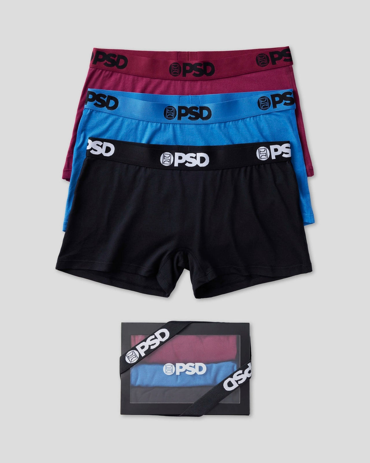 Solids 3 Pack - Tones - Boy Short - Modal