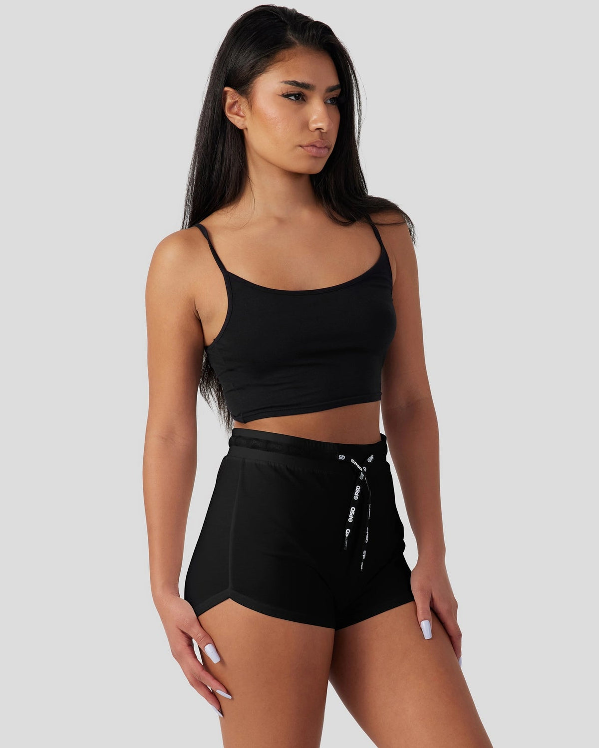 Black Modal - Cami Sleep Set - Cami Sleep Set