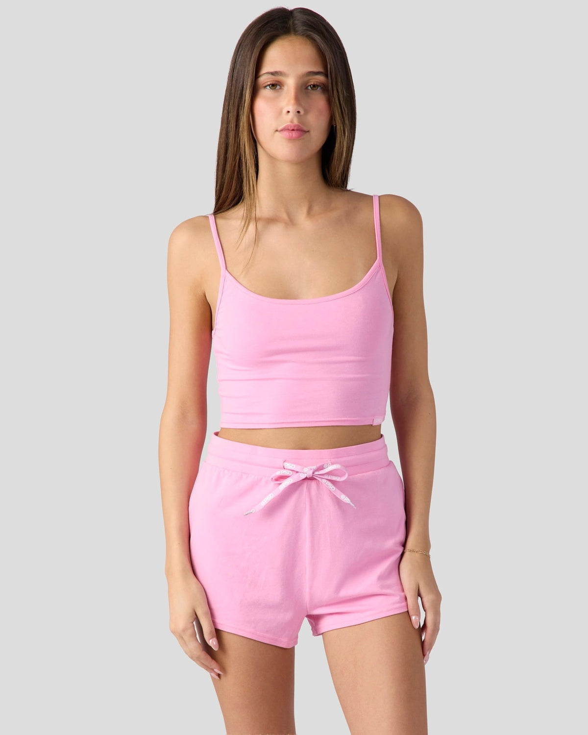 Bubblegum Pink Modal - Cami Sleep Set - Cami Sleep Set