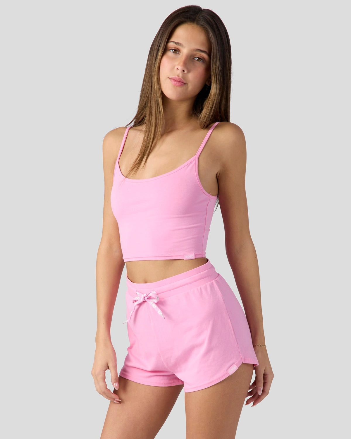Bubblegum Pink Modal - Cami Sleep Set - Cami Sleep Set