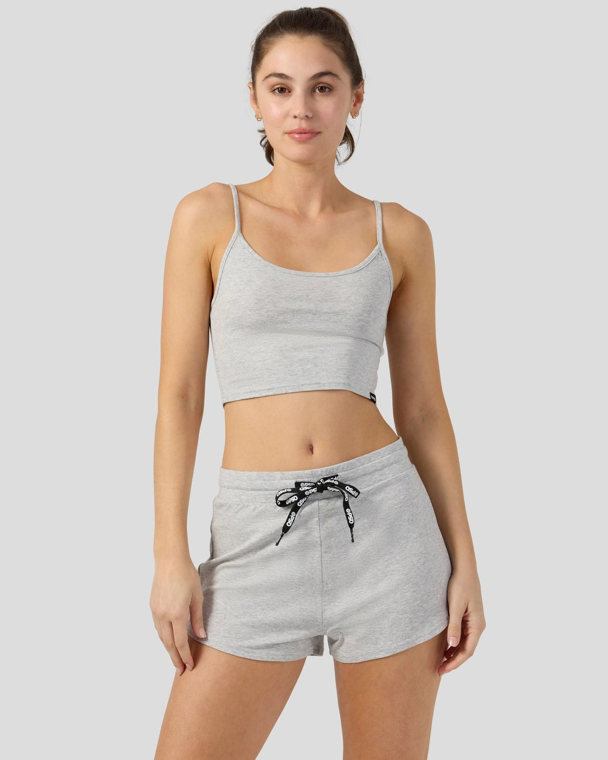 Athletic Grey Modal - Cami Sleep Set - Cami Sleep Set