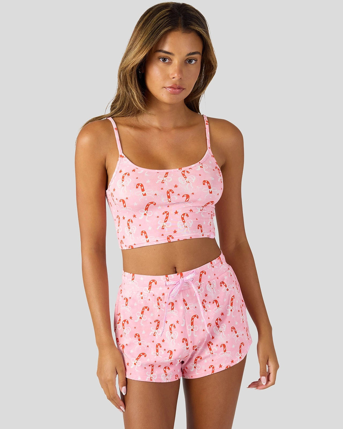 Candy Bow Modal - Cami Sleep Set - Cami Sleep Set