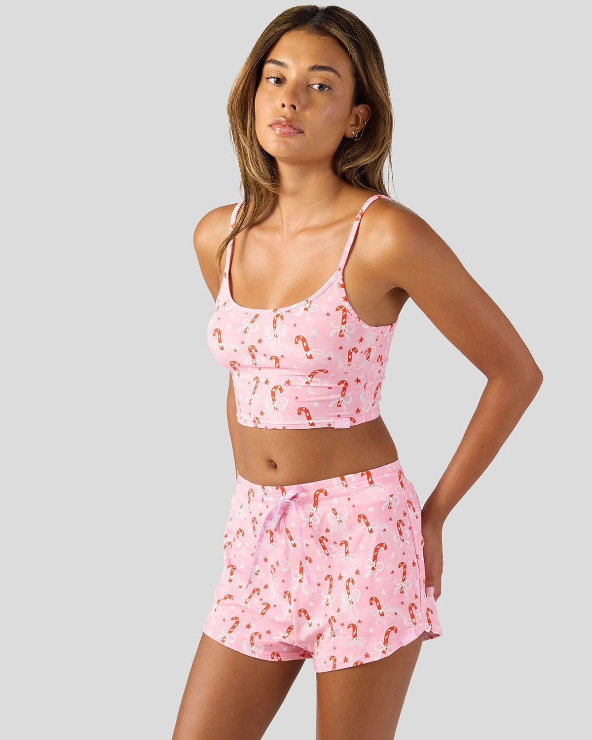 Candy Bow Modal - Cami Sleep Set - Cami Sleep Set