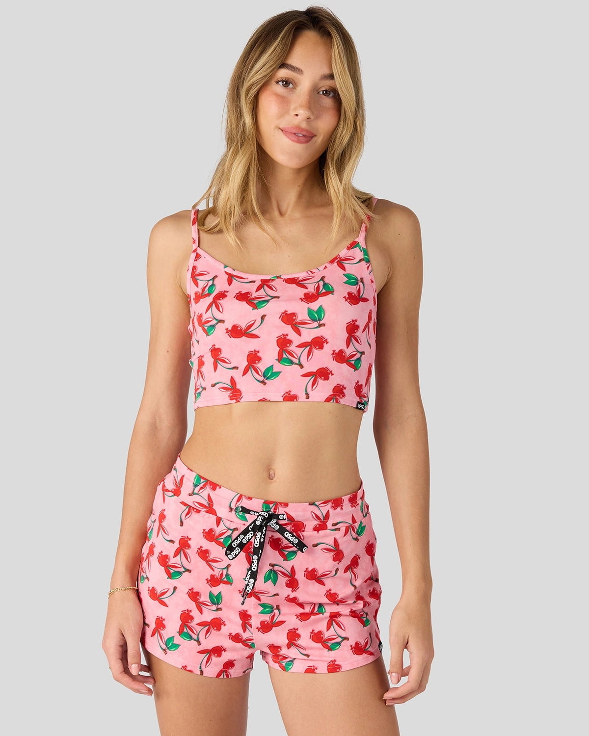 Playboy Cherry Love Modal - Cami Sleep Set - Cami Sleep Set