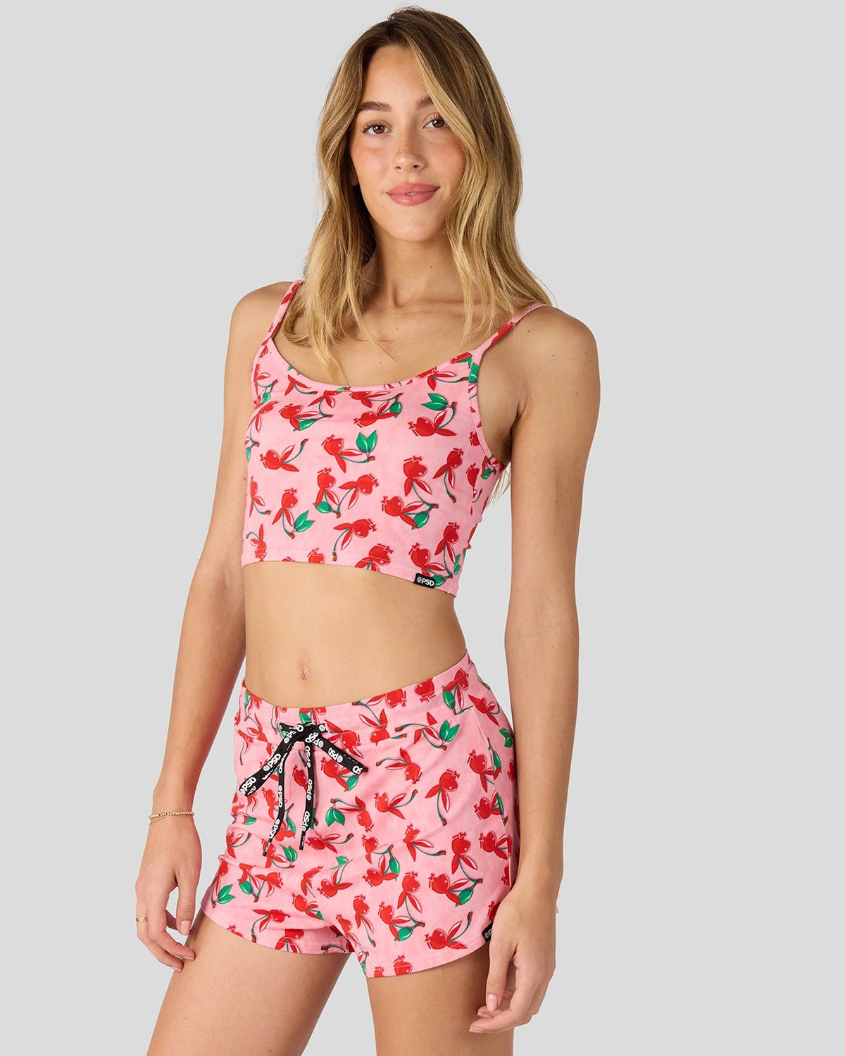 Playboy Cherry Love Modal - Cami Sleep Set - Cami Sleep Set