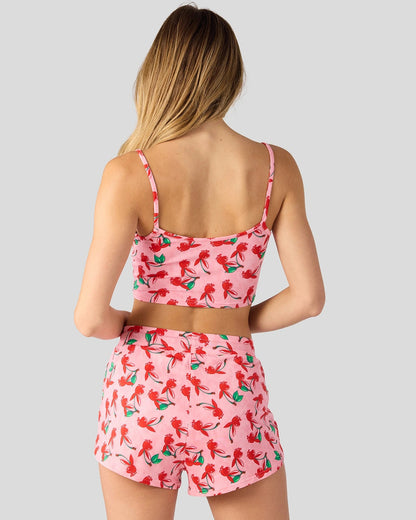 Playboy Cherry Love Modal - Cami Sleep Set - Cami Sleep Set