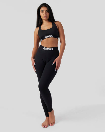 Solids - Black - Legging