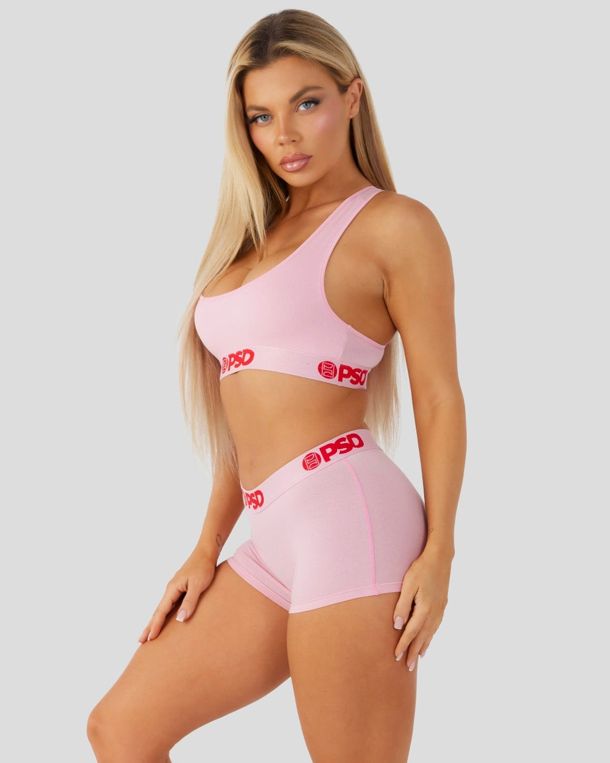 Modal Solids - Pink - Sports Bra - Modal