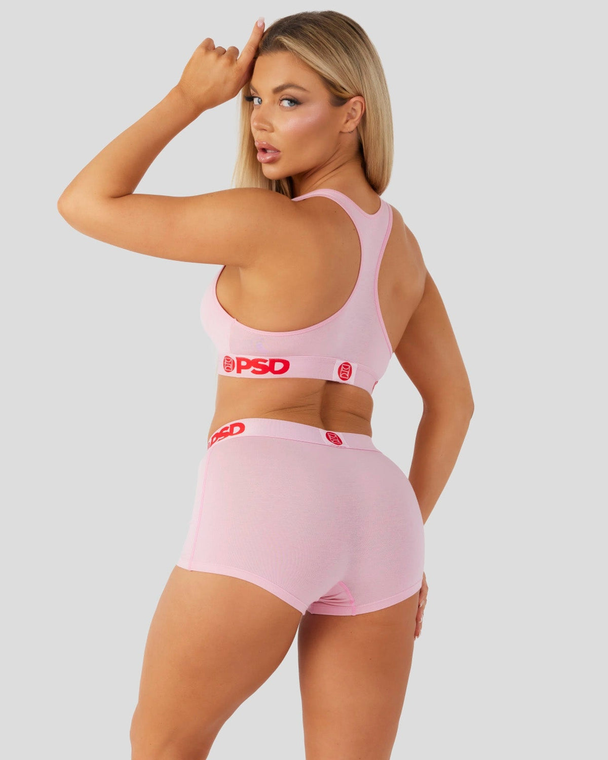 Modal Solids - Pink - Sports Bra - Modal