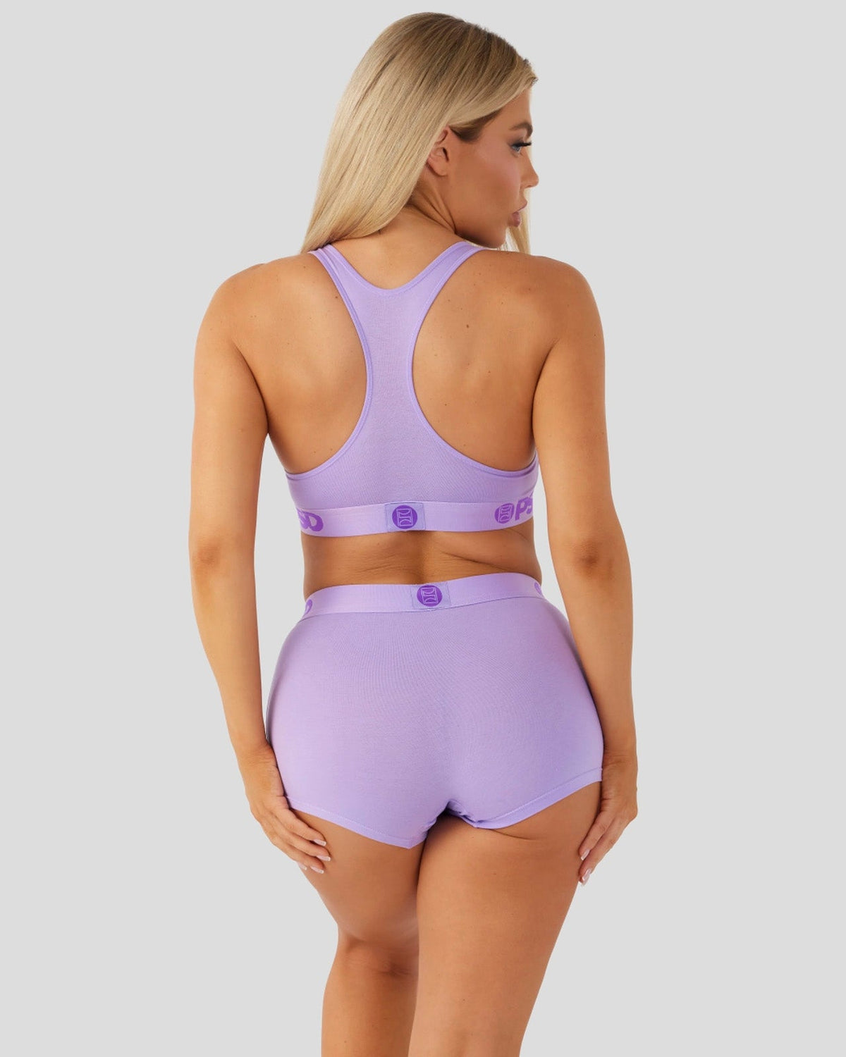 Modal Solids - Lavender - Sports Bra - Modal