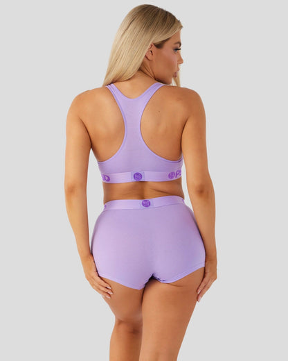 Modal Solids - Lavender - Sports Bra - Modal
