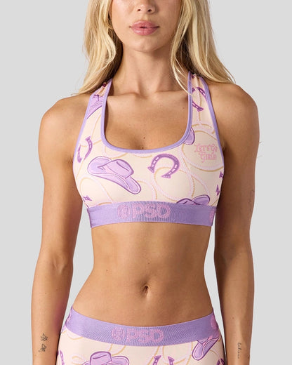 Lassoed Up - Sports Bra