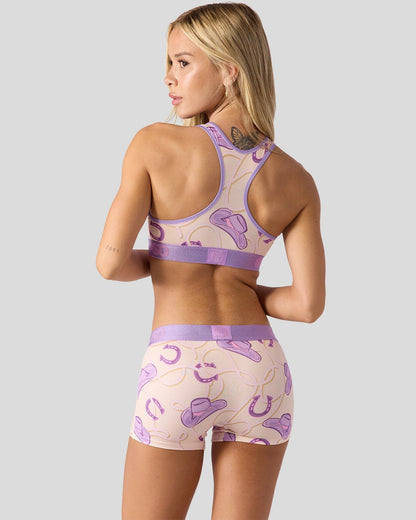 Lassoed Up - Sports Bra