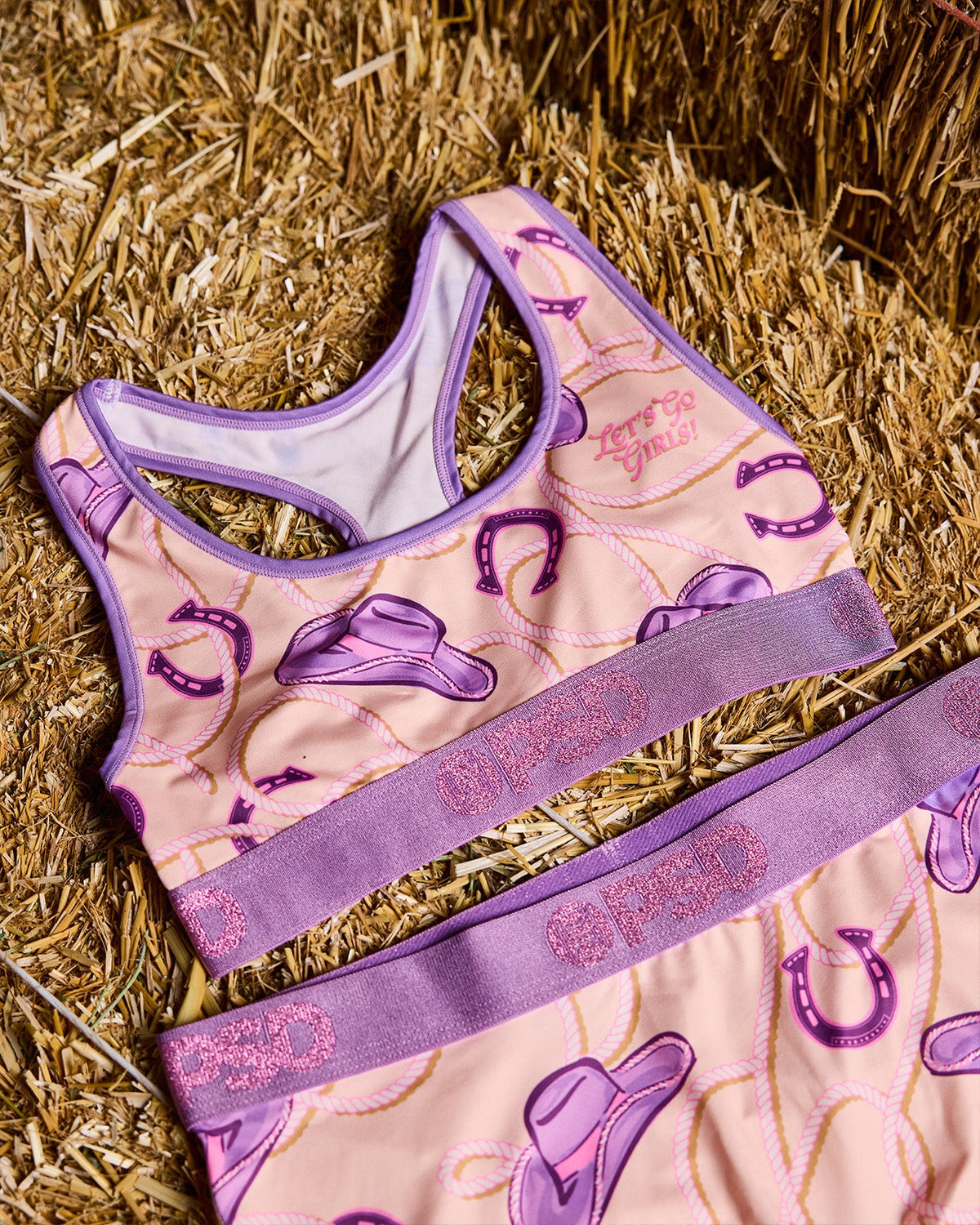 Lassoed Up - Sports Bra