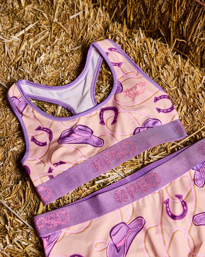 Lassoed Up - Sports Bra