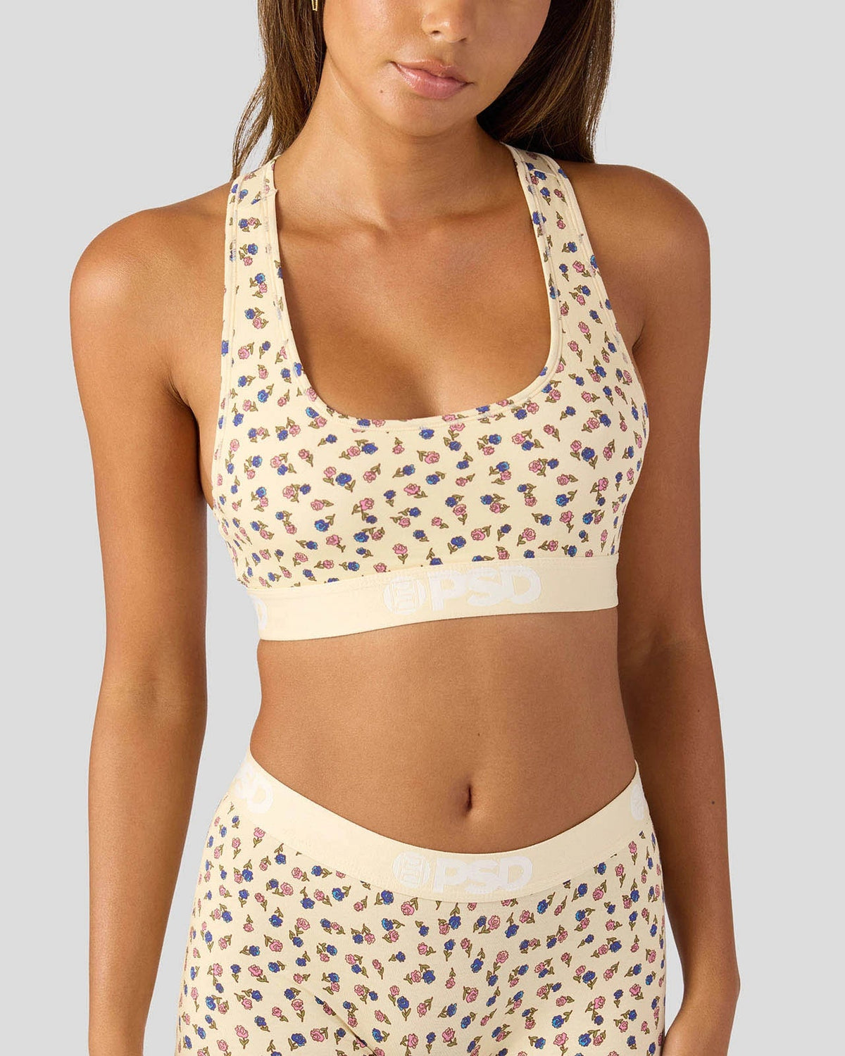 Modal - Western Ditzy - Sports Bra - Modal