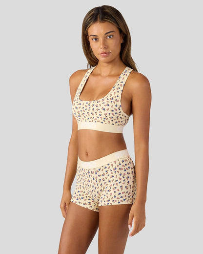 Modal - Western Ditzy - Sports Bra - Modal