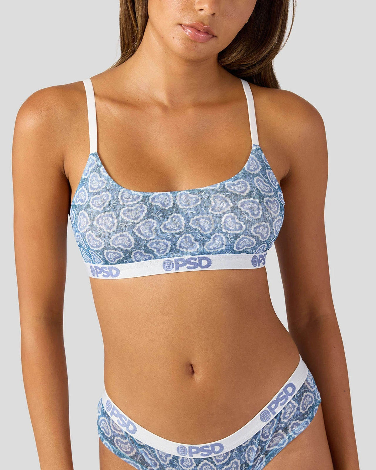 Mesh - Country Rose - Scoop Bralette - Mesh