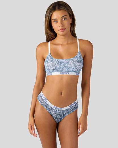 Mesh - Country Rose - Scoop Bralette - Mesh