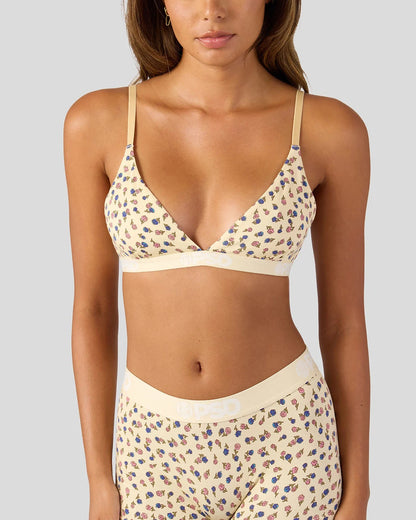 Modal - Western Ditzy - Triangle Bralette - Modal