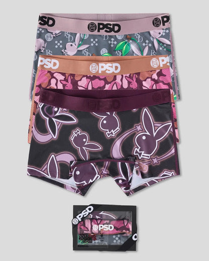 3 Pack - Playboy Tumble - Boy Short