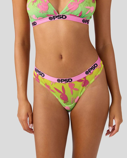 Mesh - Playboy - Geo - Thong - Mesh