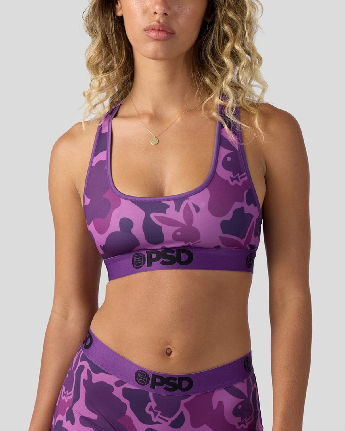 3 Pack - Playboy Purp - Sports Bra